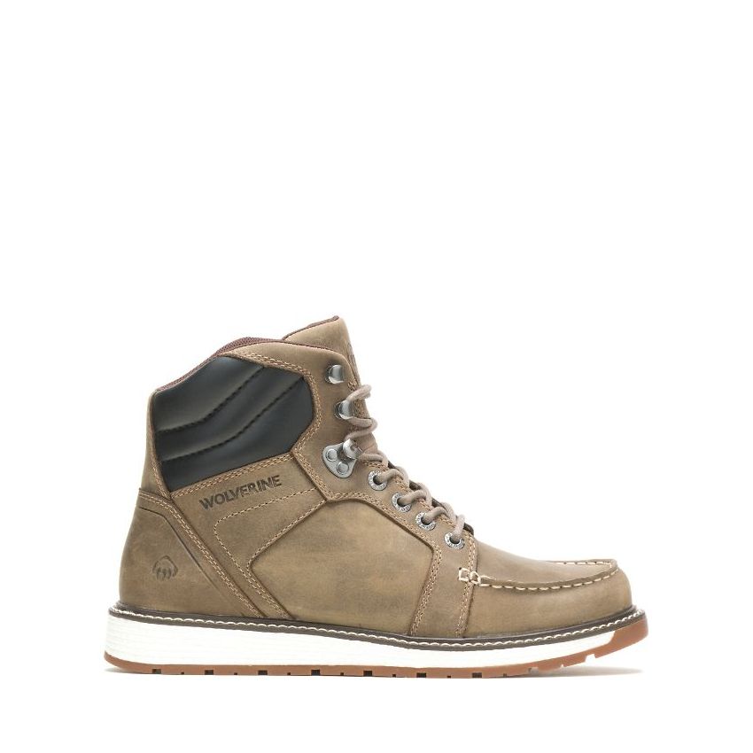 SPECIAL OFFER | WOLVERINE MEN'S HELLCAT ULTRASPRING MOC TOE WEDGE 6" BOOT-Gravel