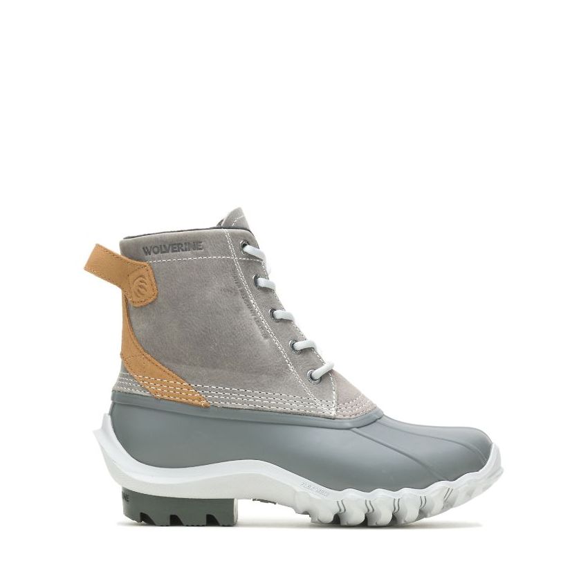 SPECIAL OFFER | WOLVERINE WOMEN'S TORRENT WATERPROOF DUCK BOOT-Grey