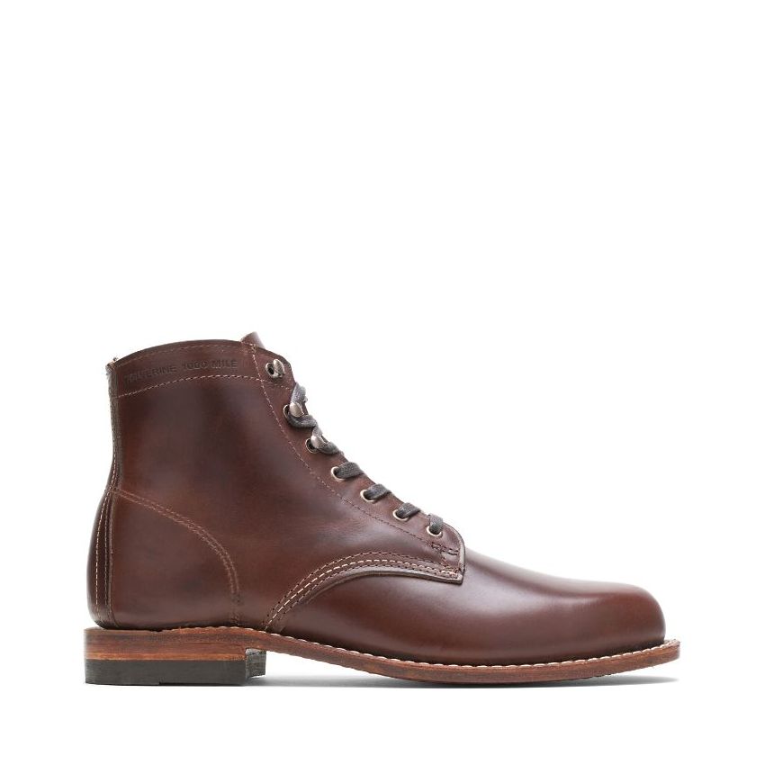 SPECIAL OFFER | WOLVERINE MEN'S 1000 MILE PLAIN-TOE ORIGINAL BOOT-Brown