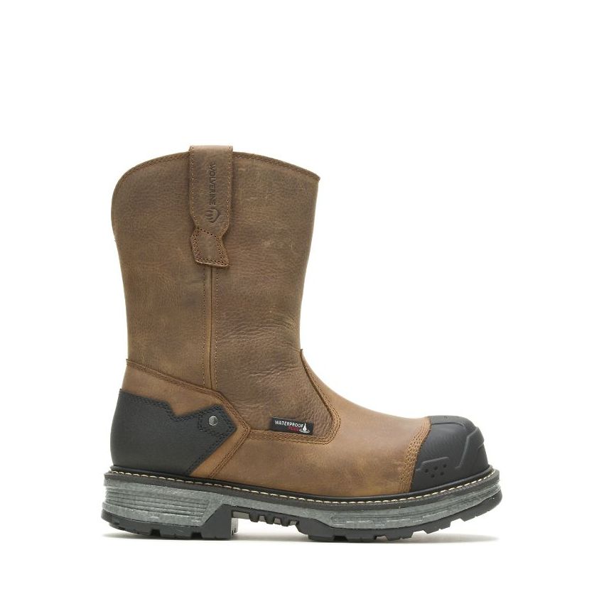 SPECIAL OFFER | WOLVERINE MEN'S HELLCAT ULTRASPRING HEAVY DUTY CARBONMAX WELLINGTON-Brown