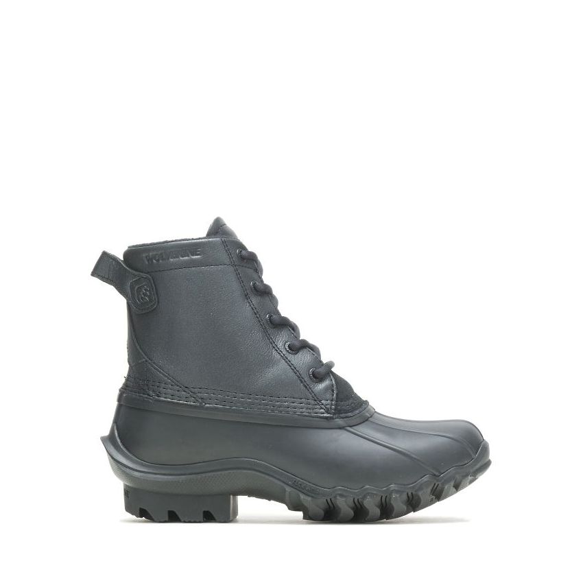 SPECIAL OFFER | WOLVERINE WOMEN'S TORRENT WATERPROOF DUCK BOOT-Black Shimmer