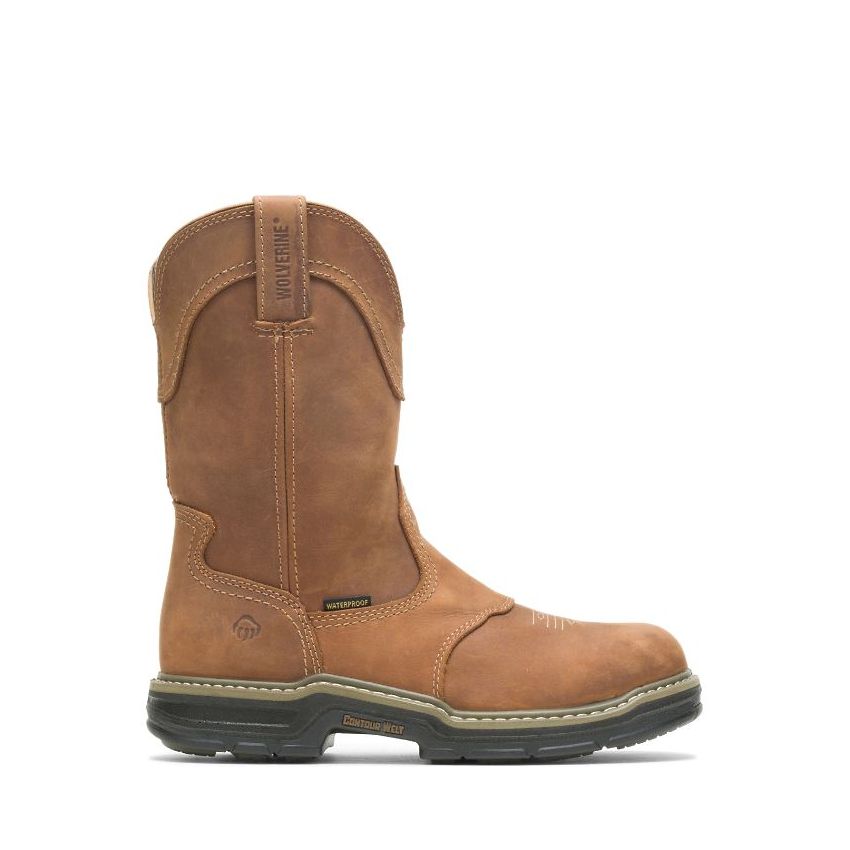 SPECIAL OFFER | WOLVERINE MEN'S ANTHEM WESTERN WELLINGTON STEEL-TOE WORK BOOT-Brown
