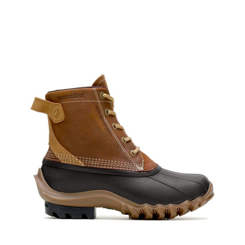 SPECIAL OFFER | WOLVERINE WOMEN'S TORRENT WATERPROOF DUCK BOOT-Cognac