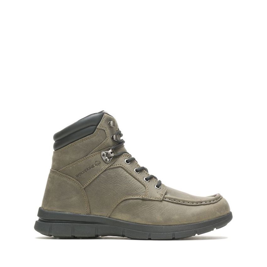 SPECIAL OFFER | WOLVERINE MEN'S KARLIN MOC-TOE 6" BOOT-Grey
