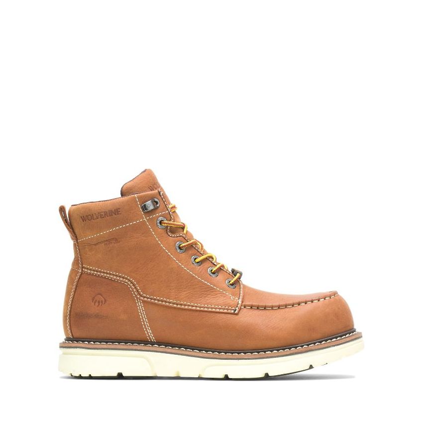 SPECIAL OFFER | WOLVERINE MEN'S I-90 DURASHOCKS MOC-TOE 6" WORK BOOT-Tan