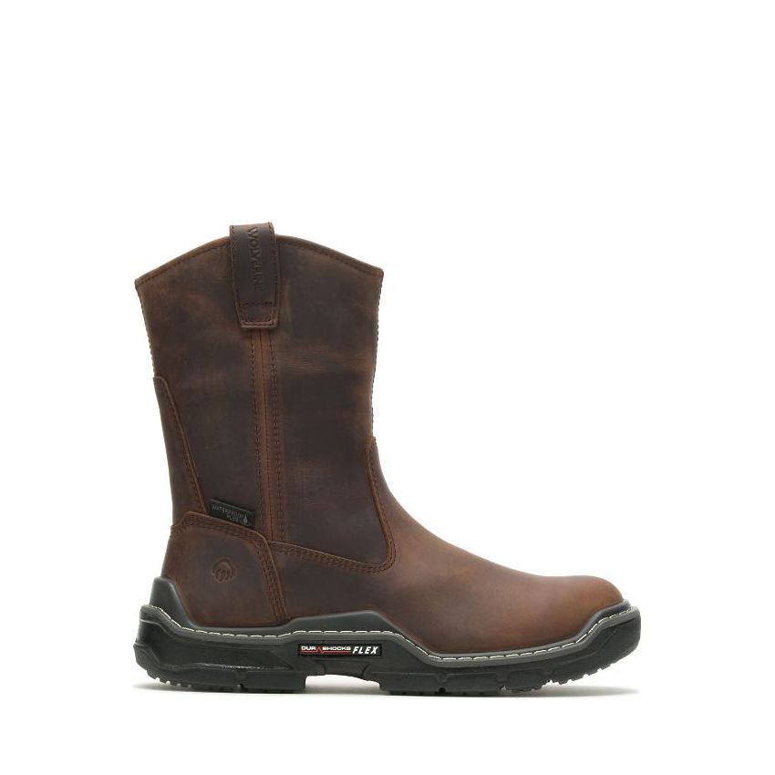 SPECIAL OFFER | WOLVERINE MEN'S RAIDER DURASHOCKS WATERPROOF WELLINGTON-Peanut