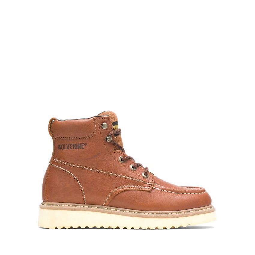 SPECIAL OFFER | WOLVERINE MEN'S MOC-TOE 6" WORK BOOT-Tan