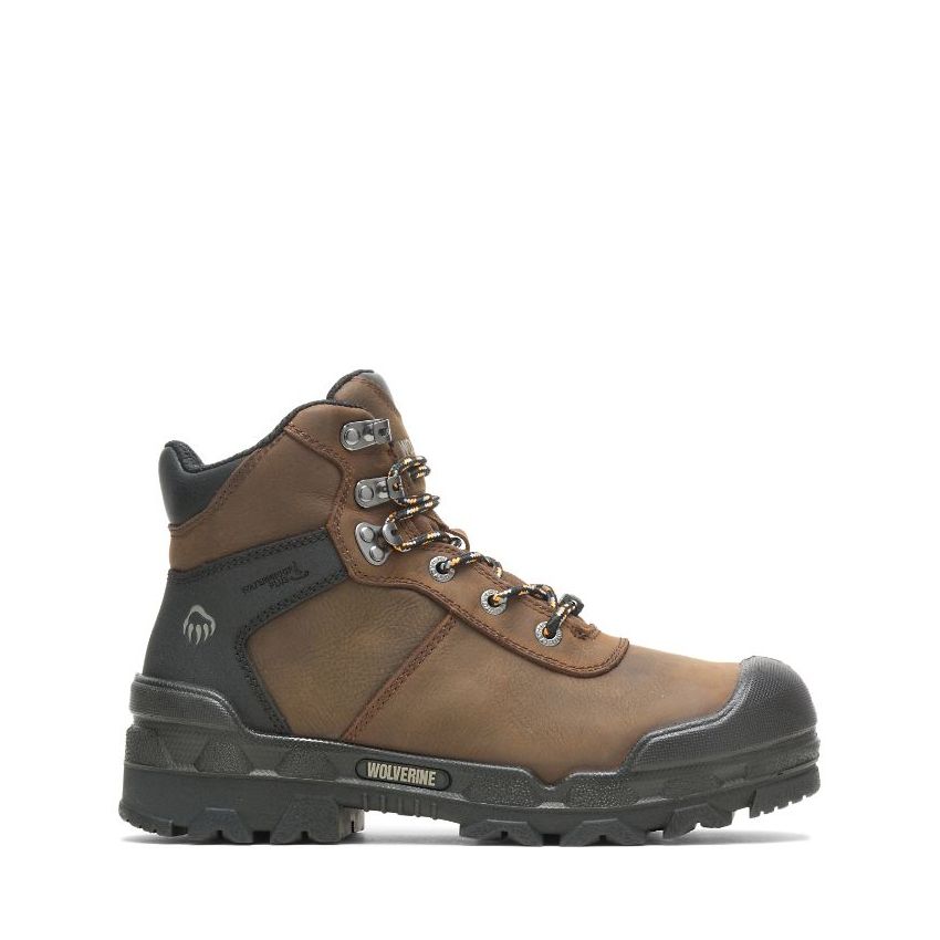 SPECIAL OFFER | WOLVERINE MEN'S WARRIOR MET-GUARD 6" BOOT-Dark Coffee