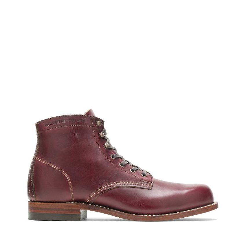SPECIAL OFFER | WOLVERINE MEN'S 1000 MILE PLAIN-TOE ORIGINAL BOOT-Cordovan No. 8