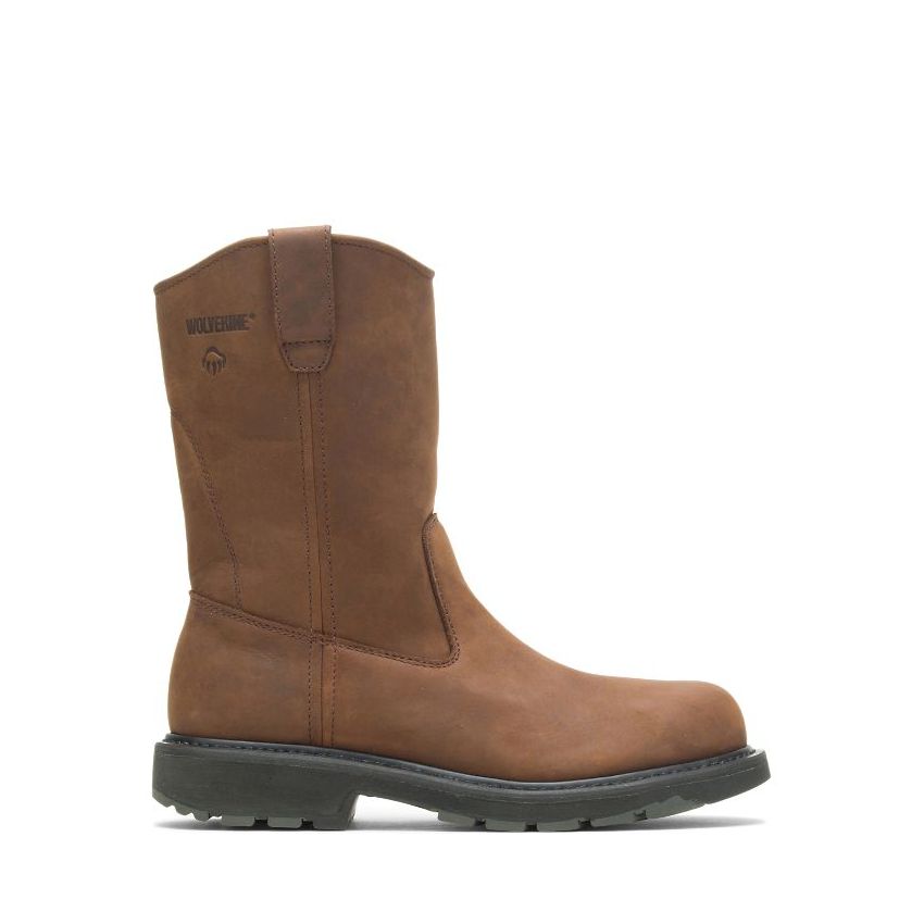 SPECIAL OFFER | WOLVERINE MEN'S DD WORK STEEL TOE WELLINGTON-Brown