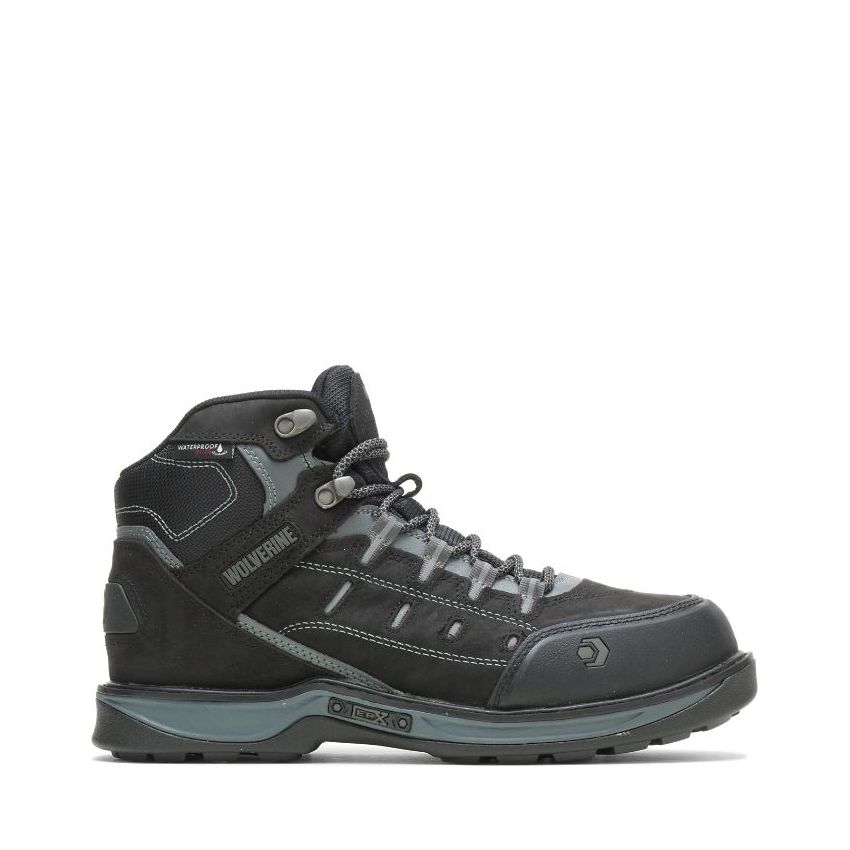 SPECIAL OFFER | WOLVERINE MEN'S EDGE LX EPX WATERPROOF CARBONMAX WORK BOOT-Black/Grey