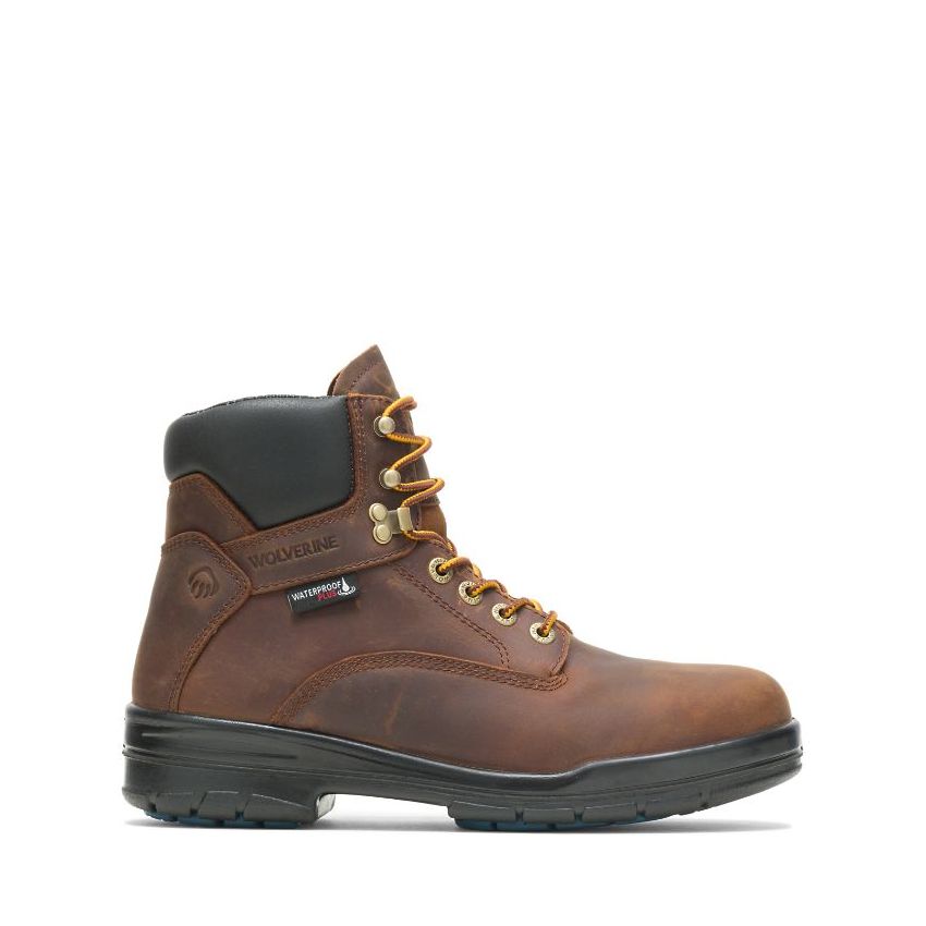SPECIAL OFFER | WOLVERINE MEN'S DURASHOCKS SR 6" STEEL TOE BOOT-Dark Brown
