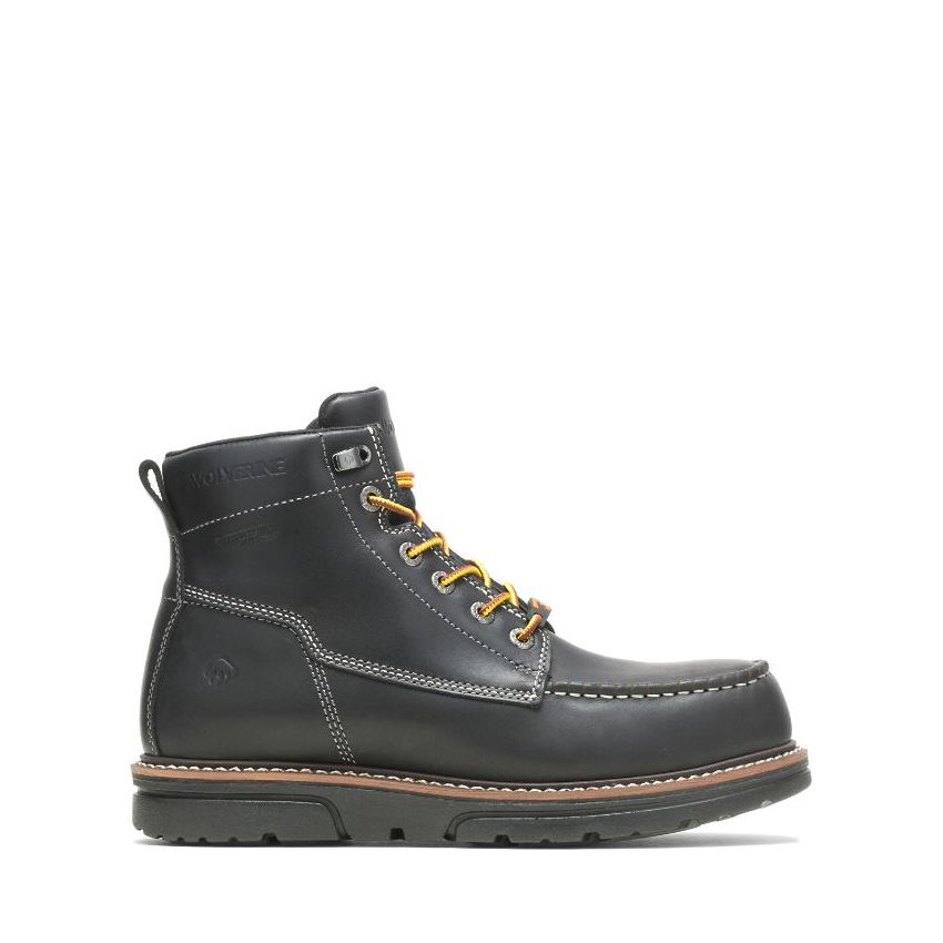 SPECIAL OFFER | WOLVERINE MEN'S I-90 DURASHOCKS MOC-TOE CARBONMAX 6" WORK BOOT-Black
