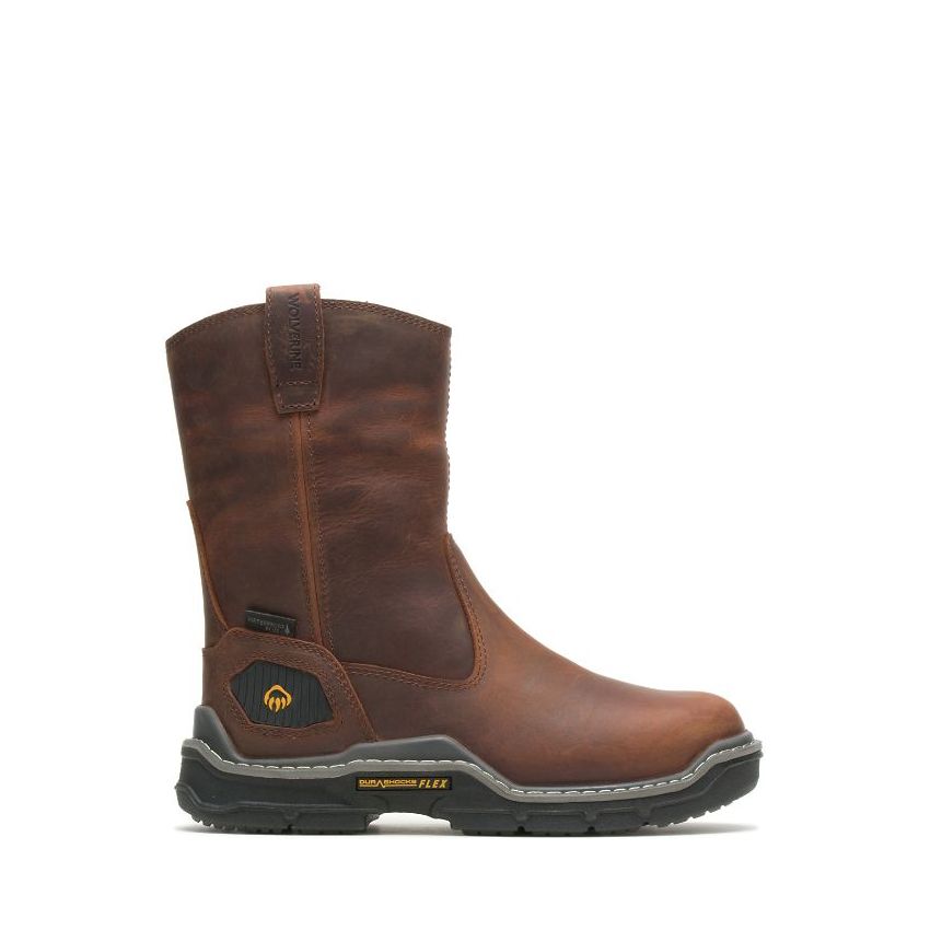 SPECIAL OFFER | WOLVERINE MEN'S RAIDER DURASHOCKS INSULATED WELLINGTON-Peanut