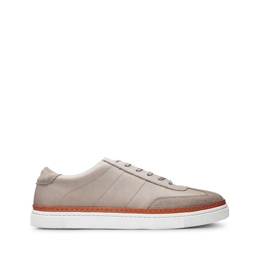 SPECIAL OFFER | WOLVERINE MEN'S BLVD COURT SNEAKER-Gray Leather/Gray Suede