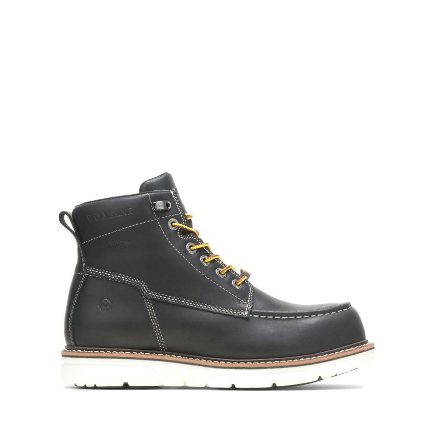 SPECIAL OFFER | WOLVERINE MEN'S I-90 DURASHOCKS MOC-TOE CARBONMAX 6" WORK BOOT-Black/White