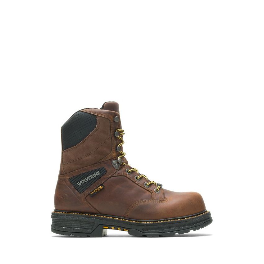 SPECIAL OFFER | WOLVERINE MEN'S HELLCAT ULTRASPRING CARBONMAX 8" WORK BOOT-Tobacco