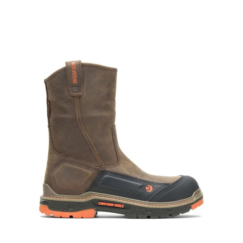 SPECIAL OFFER | WOLVERINE MEN'S OVERPASS CARBONMAX WELLINGTON BOOT-Dark Coffee