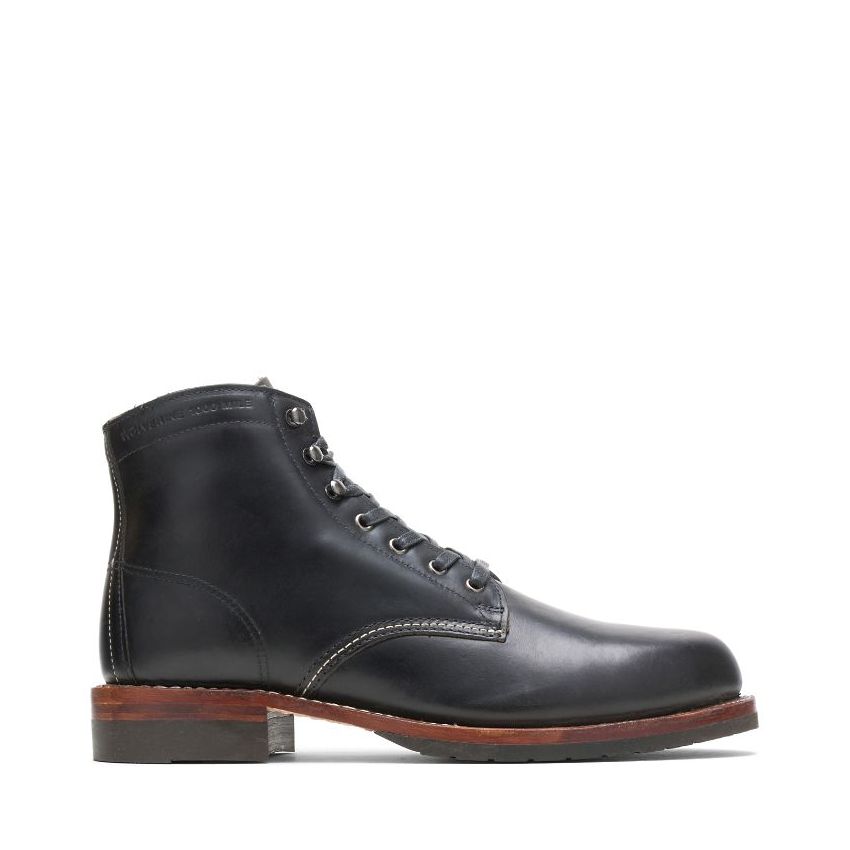 SPECIAL OFFER | WOLVERINE MEN'S 1000 MILE PLAIN-TOE CLASSIC BOOT-Black Leather