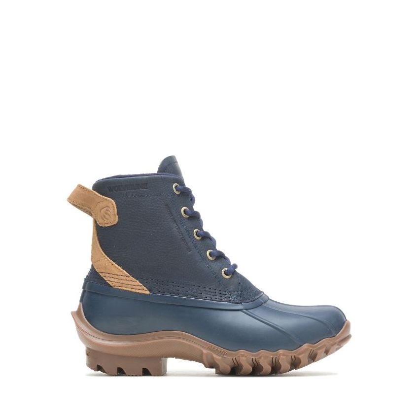 SPECIAL OFFER | WOLVERINE WOMEN'S TORRENT WATERPROOF DUCK BOOT-Navy Peacoat