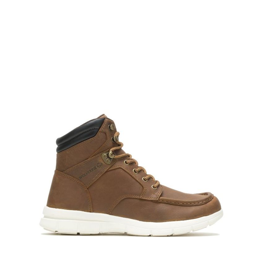 SPECIAL OFFER | WOLVERINE MEN'S KARLIN MOC-TOE 6" BOOT-Brown