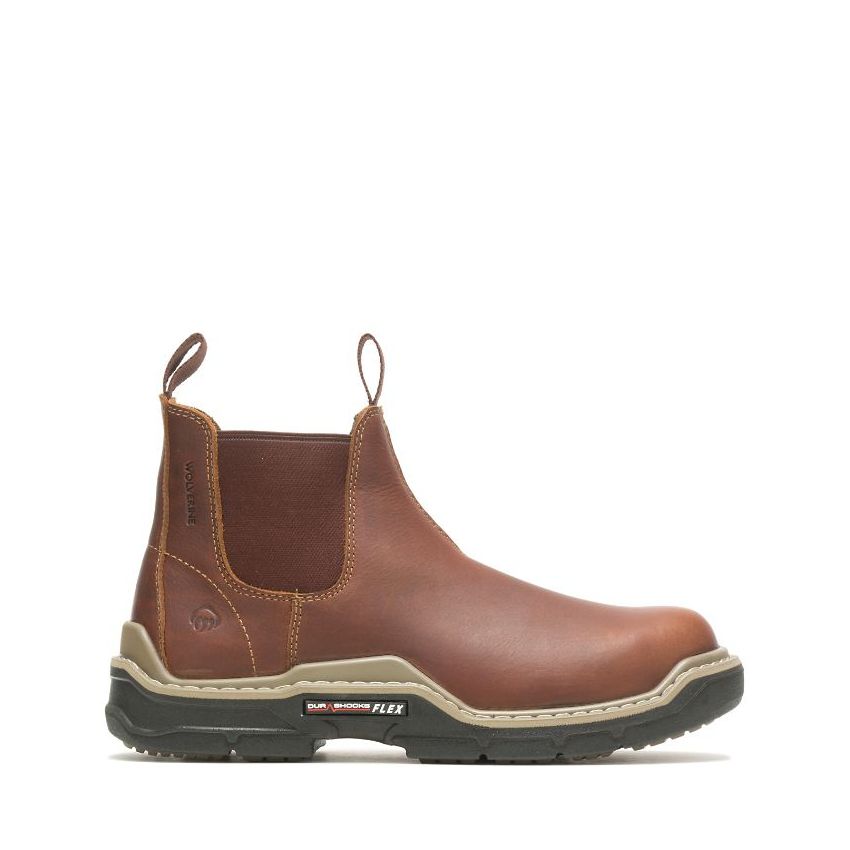 SPECIAL OFFER | WOLVERINE MEN'S RAIDER DURASHOCKS WORK ROMEO-Peanut