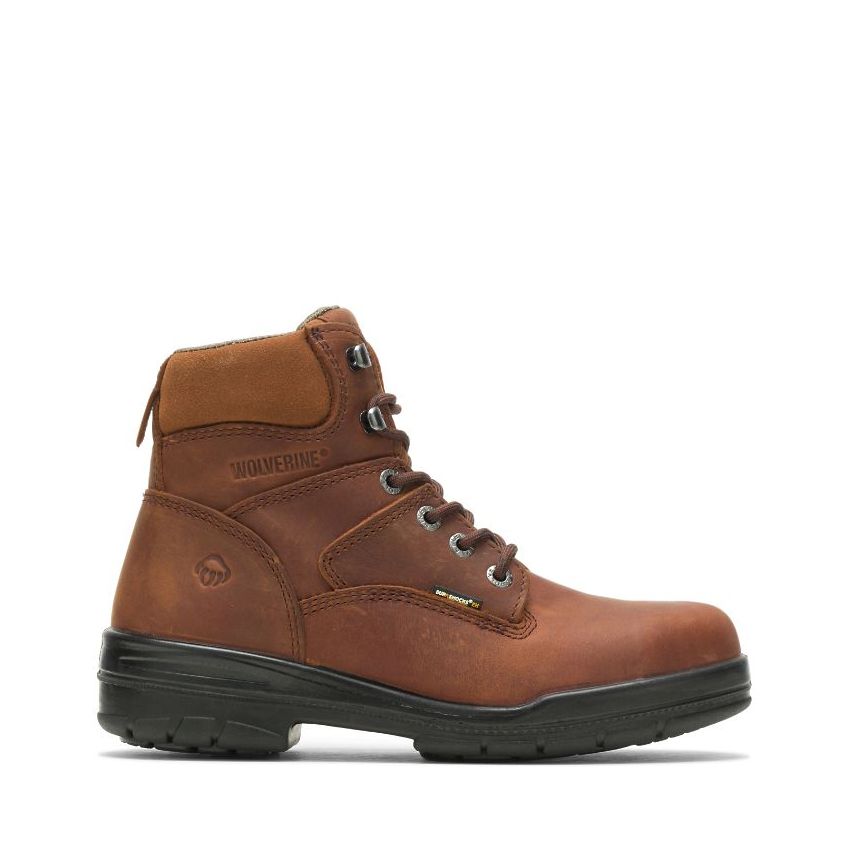 SPECIAL OFFER | WOLVERINE MEN'S DURASHOCKS SLIP RESISTANT STEEL-TOE 6" WORK BOOT-Canyon