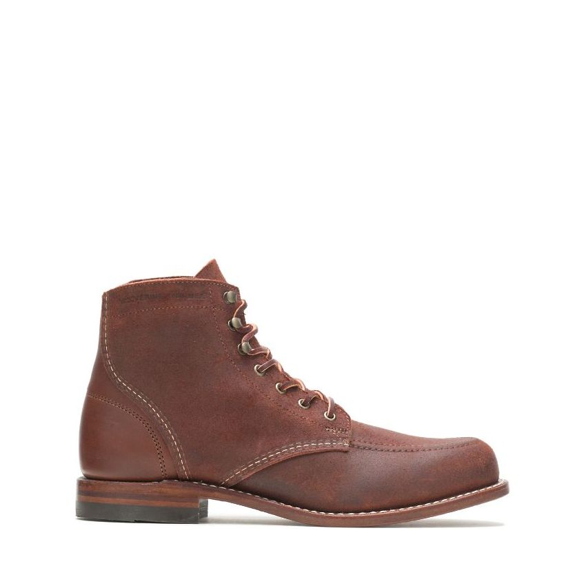 SPECIAL OFFER | WOLVERINE MEN'S PATH LESS TRAVELED - 1000 MILE MOC-TOE ORIGINAL BOOT-Cobblestone