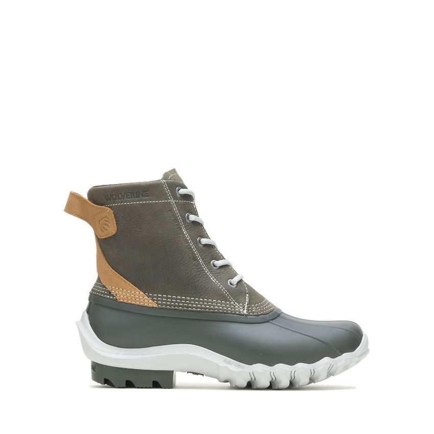 SPECIAL OFFER | WOLVERINE MEN'S TORRENT WATERPROOF DUCK BOOT-Grey Chukka