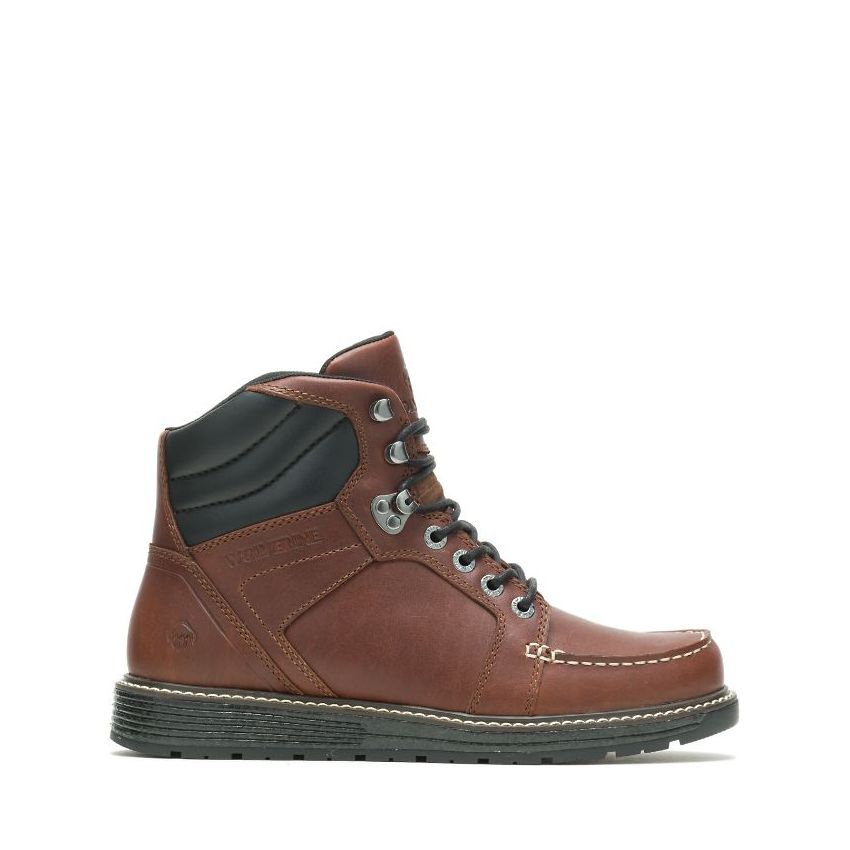SPECIAL OFFER | WOLVERINE MEN'S HELLCAT ULTRASPRING MOC TOE WEDGE 6" BOOT-Peanut
