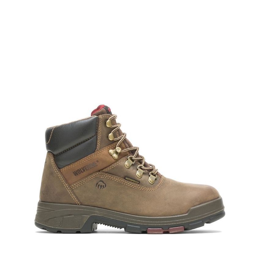 SPECIAL OFFER | WOLVERINE MEN'S CABOR EPX WATERPROOF 6" BOOT-Dark Brown