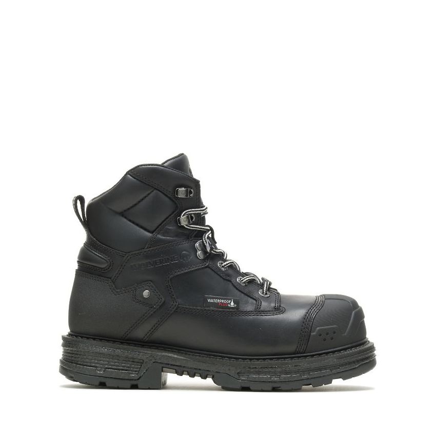 SPECIAL OFFER | WOLVERINE MEN'S HELLCAT ULTRASPRING HEAVY DUTY 6" CARBONMAX WORK BOOT-Black
